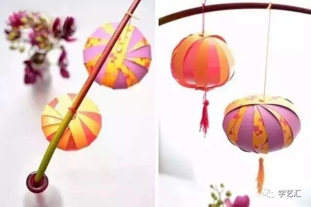 中国风过新年灯笼手工制作,糖葫芦灯笼手工制作幼儿园元旦