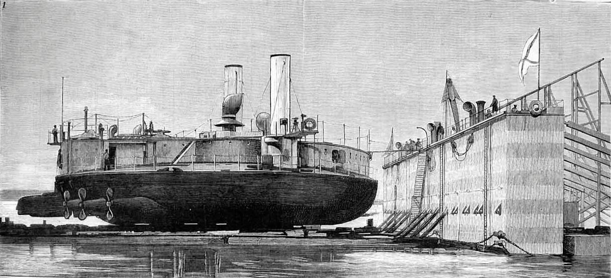 外形奇特的圆盘战舰,一开炮就原地打转,战争中毫无战果