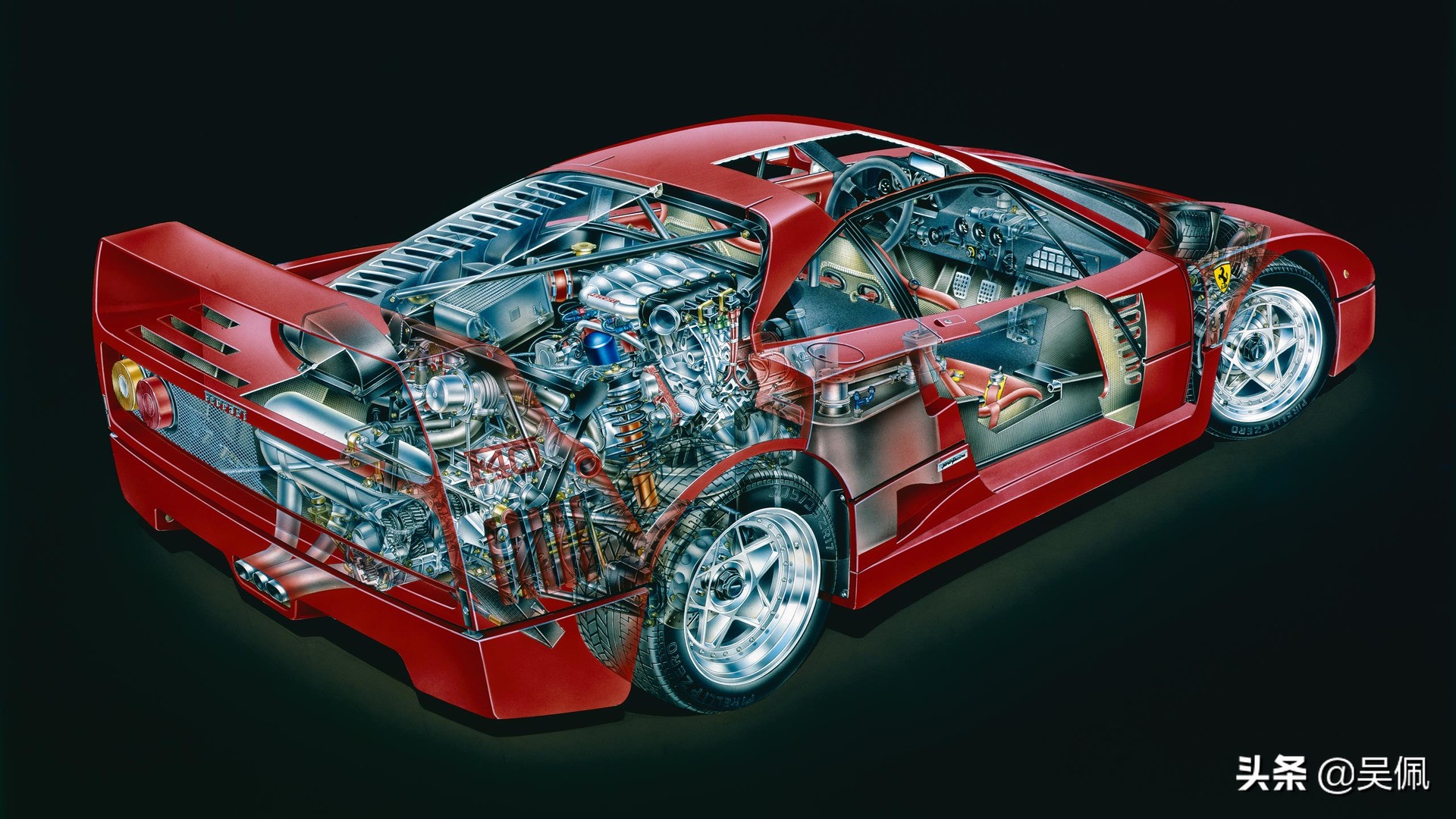 看完DavidKimble的汽车解剖图，你才会知道什么叫艺术大师