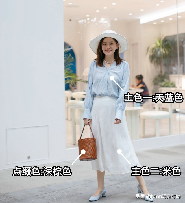 米色半身裙今年最火的半身裙,气质显瘦半身裙时尚减龄超有气质