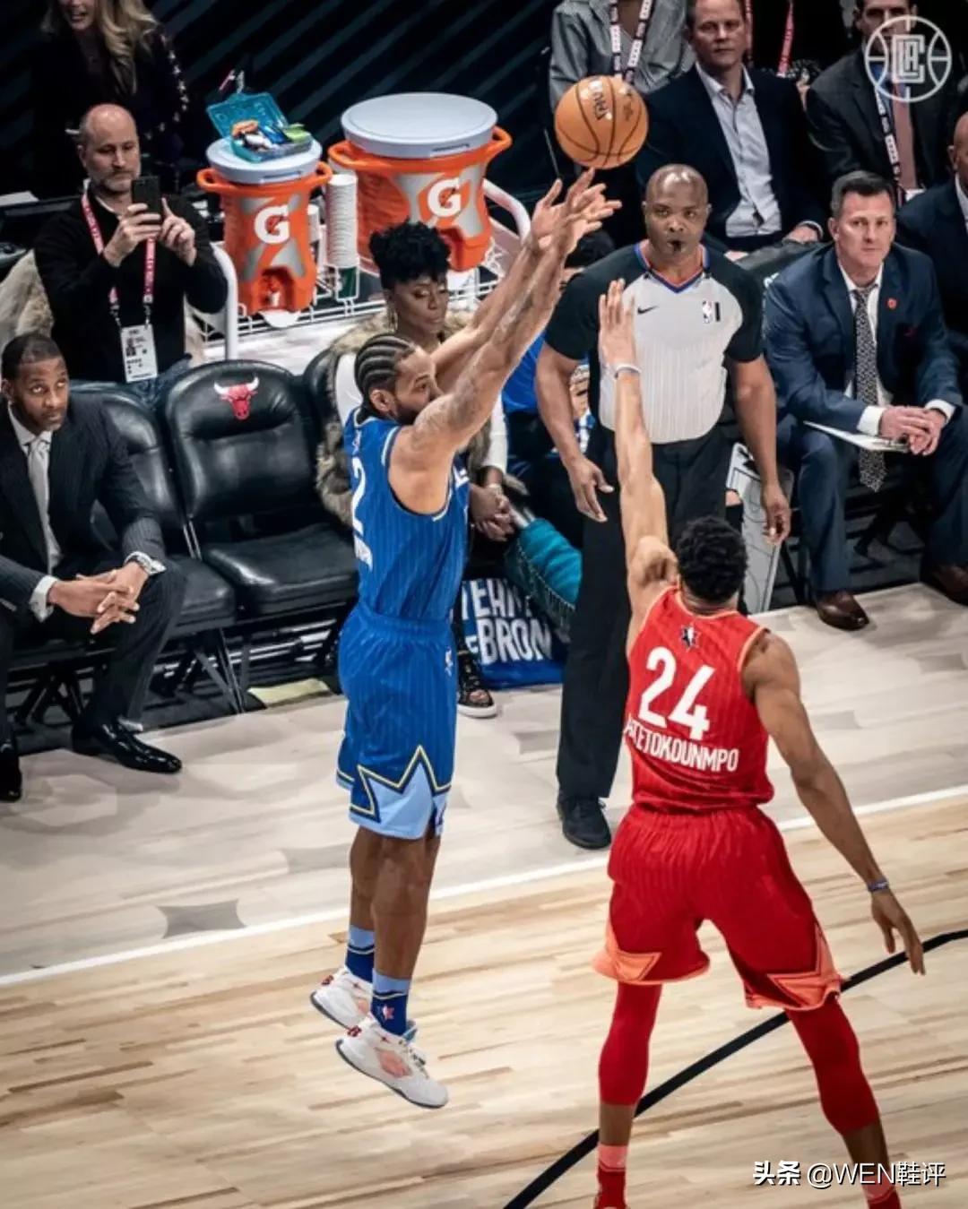 nba全明星球员上脚球鞋,nba2019全明星球鞋上脚