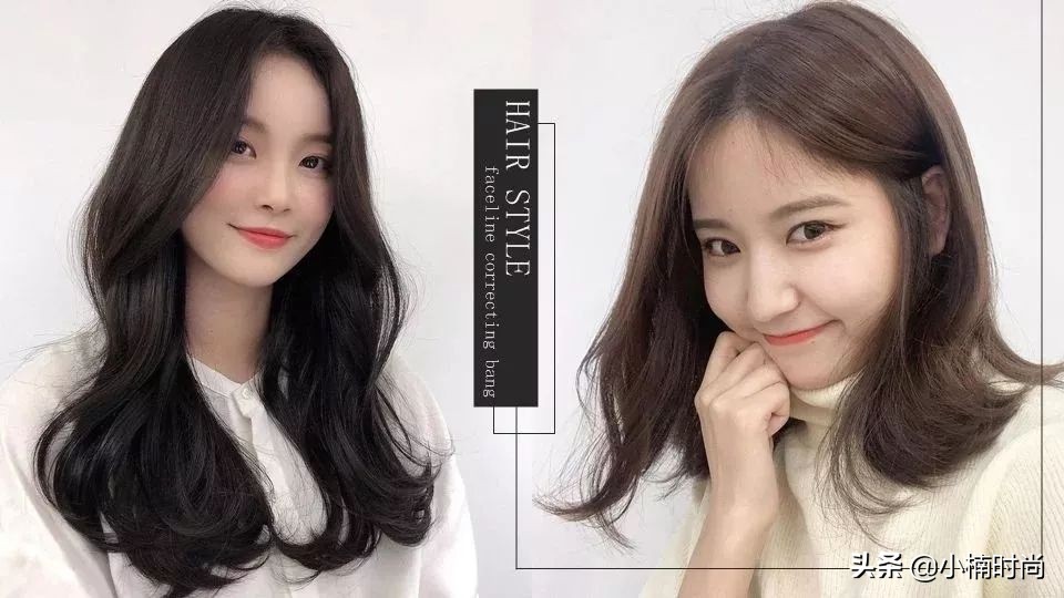 太阳穴凹陷窄额头长刘海造型,中短地雷刘海