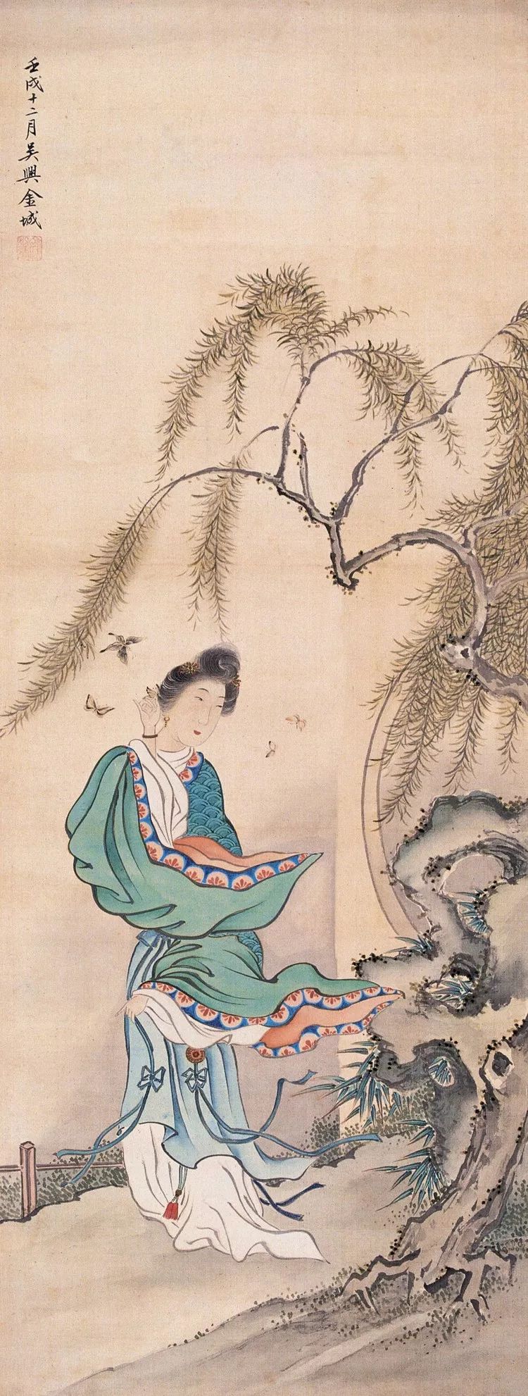 他45岁之前以临摹为主，46岁后创作即达高峰