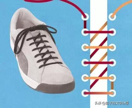 30-40岁男士商务鞋子系鞋带款白色,多看几遍就能学会的个性鞋带系法