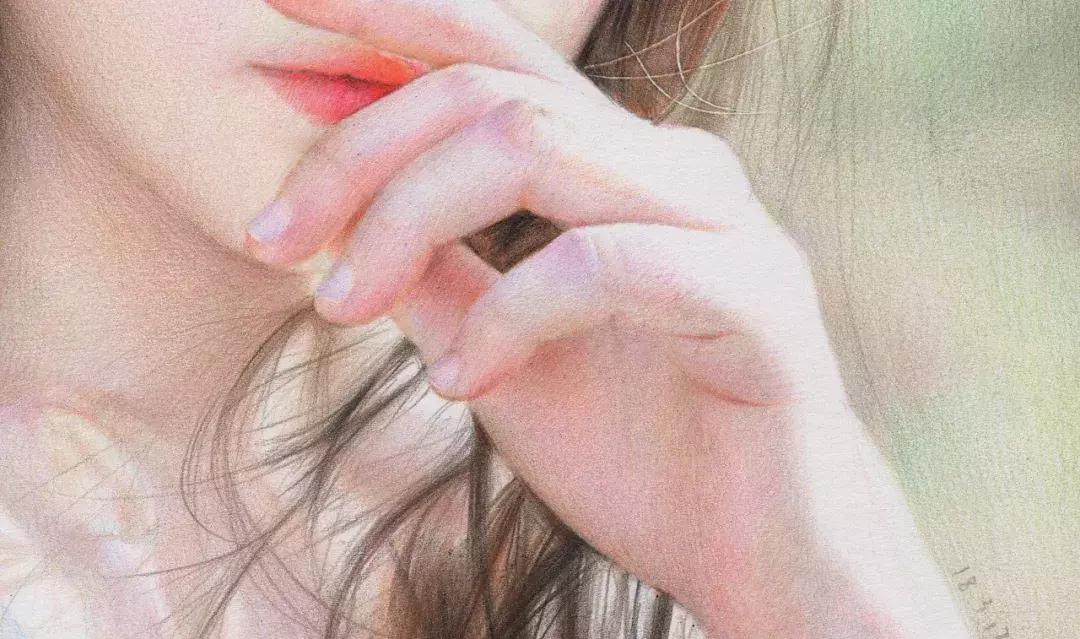 惊艳的彩铅画兔子,惊艳唯美的彩铅画