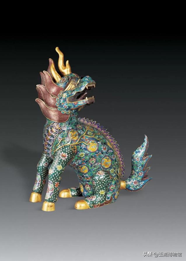 麒麟尊图,国宝文物麒麟尊