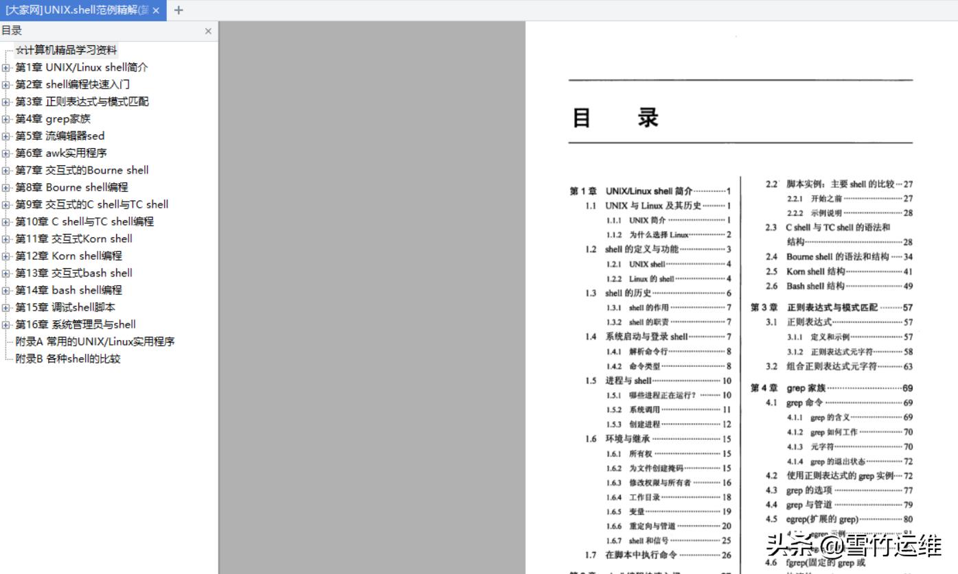 linuxshell鑴氭湰鏁欑▼pdf涓嬭浇,unixshell缂栫▼鎸囧崡
