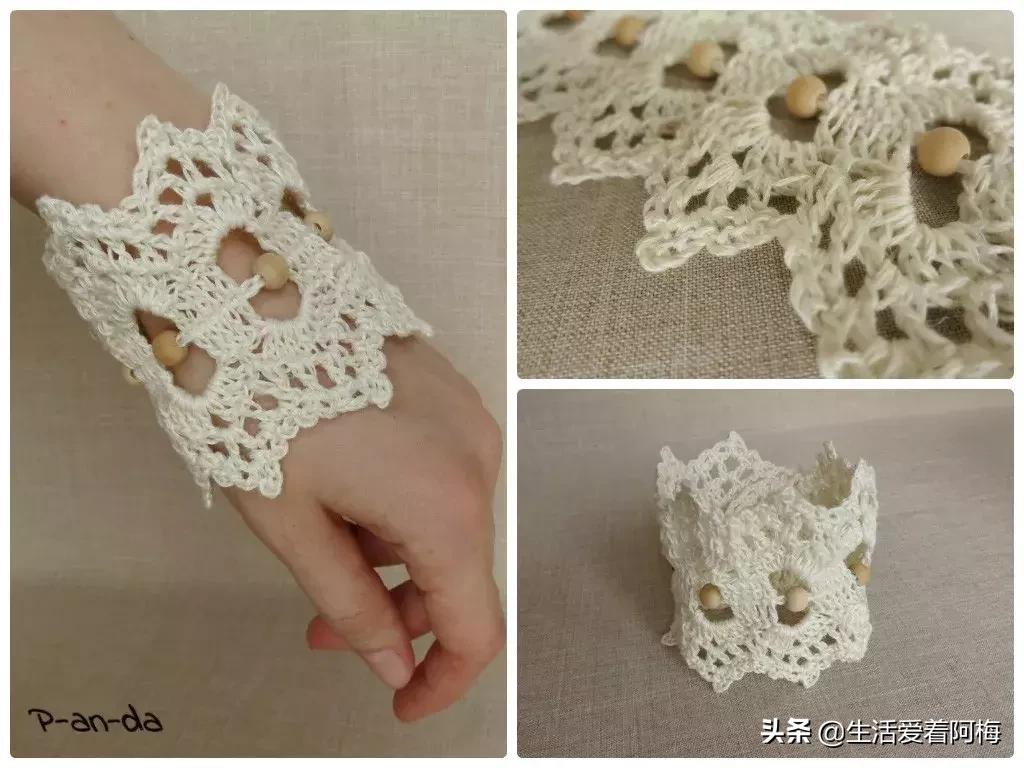 钩针编织时尚首饰项链视频教程,柠檬耳环钩针图解