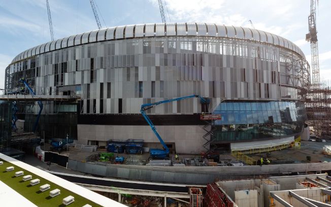 热刺8亿英镑新球场初现雏形,热刺新球场纪录片