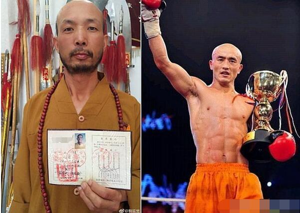 武僧释延觉擂台比赛视频,少林释延觉最新比赛