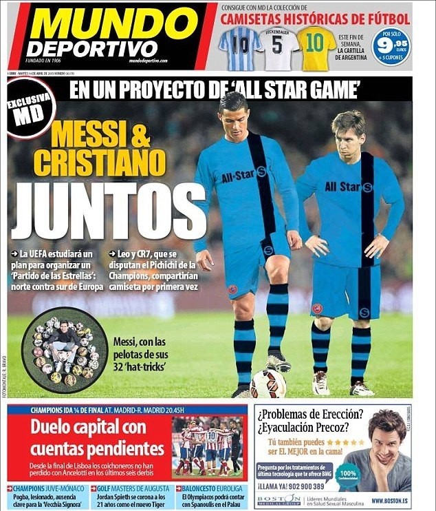 各足球明星认为梅西c罗谁更强,12-13梅西与c罗巅峰对决