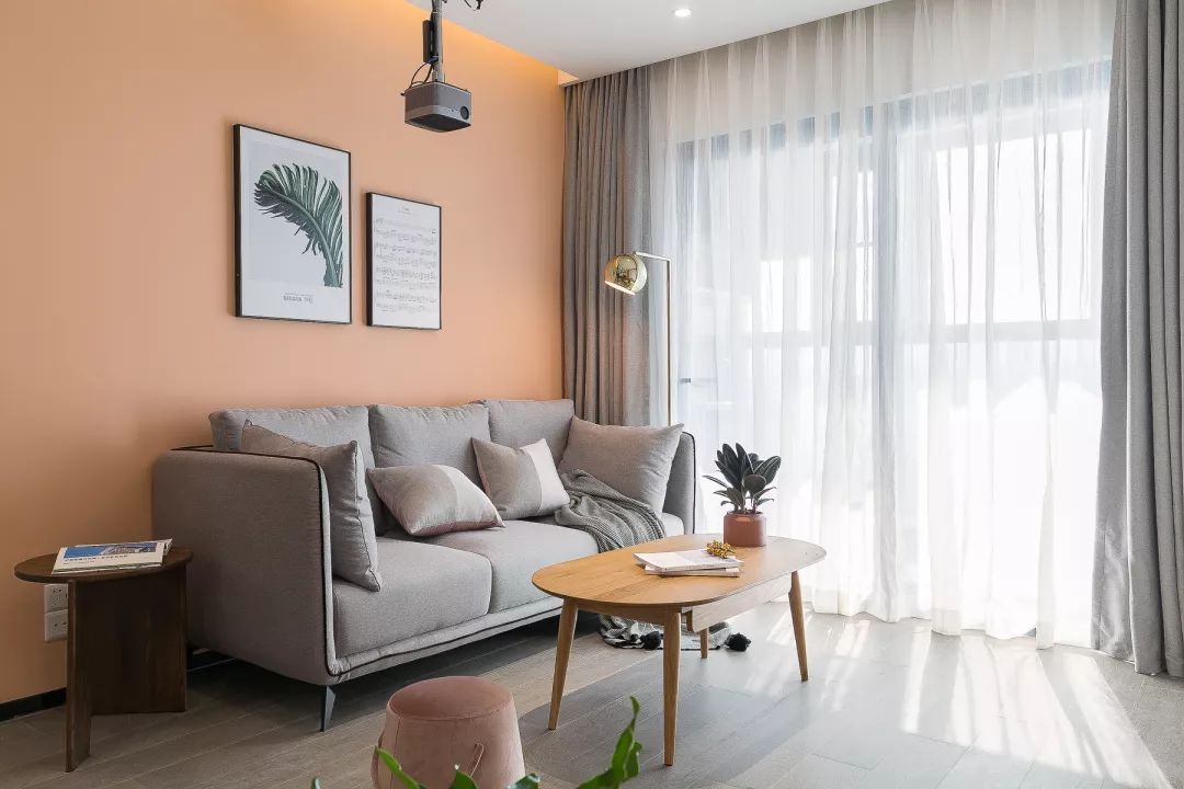 北欧两居室时尚复古赋予灵动空间,二居室户型装修70平北欧