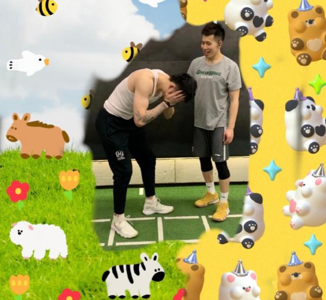 张镇麟为队友庆祝,张镇麟迎24岁生日辽篮送上祝福