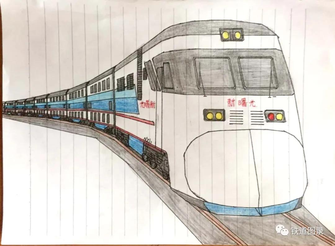 铁路人文：手绘火车