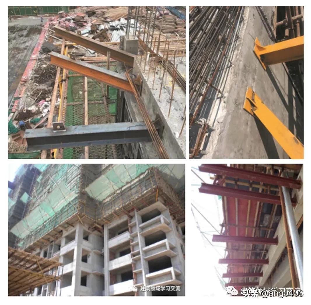 新型花篮式悬挑架工艺介绍图片,花篮式悬挑架最大悬挑长度