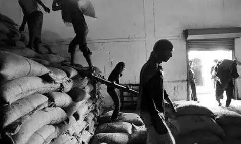 还记得当年缴公粮的场景吗,谁还记得当年交公粮的场景