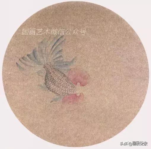 金鱼工笔国画精品欣赏,工笔金鱼图片大全大图