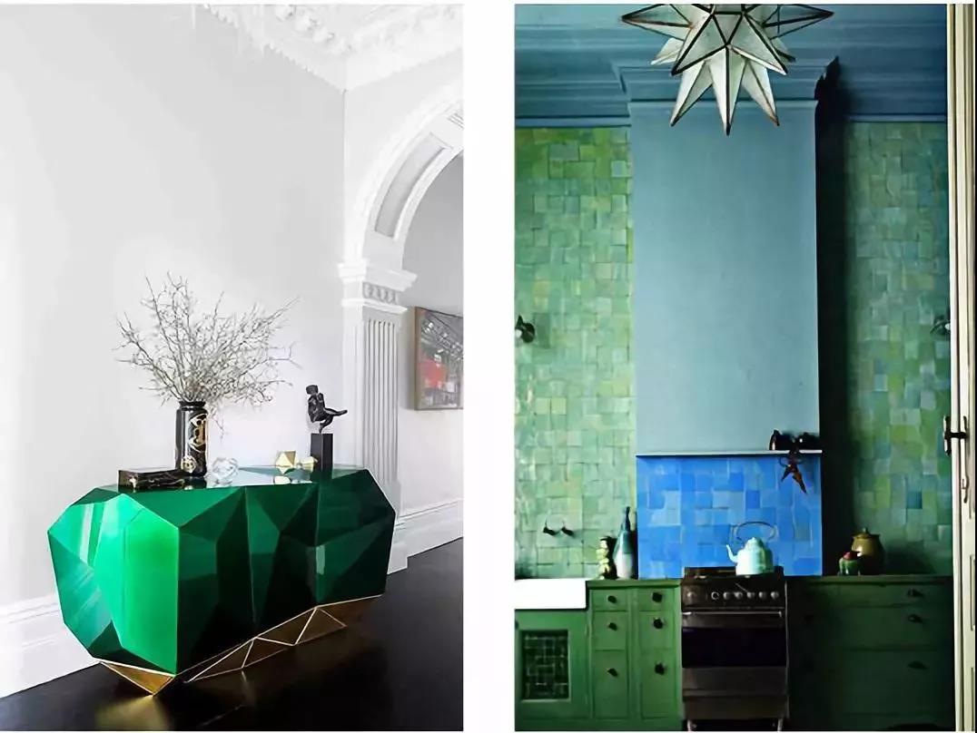 故宫蓝色装修,流行的颜色装修房子