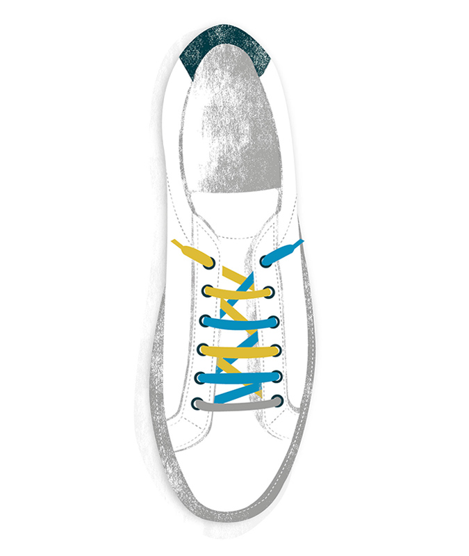 怎么样打出好看的鞋带蝴蝶结,蝴蝶结花式鞋带教程