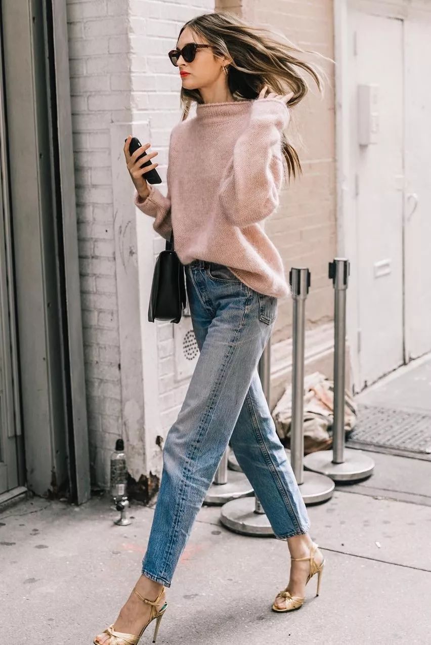 毛衣裤子显瘦款,直筒裤和阔腿裤哪个显高显瘦