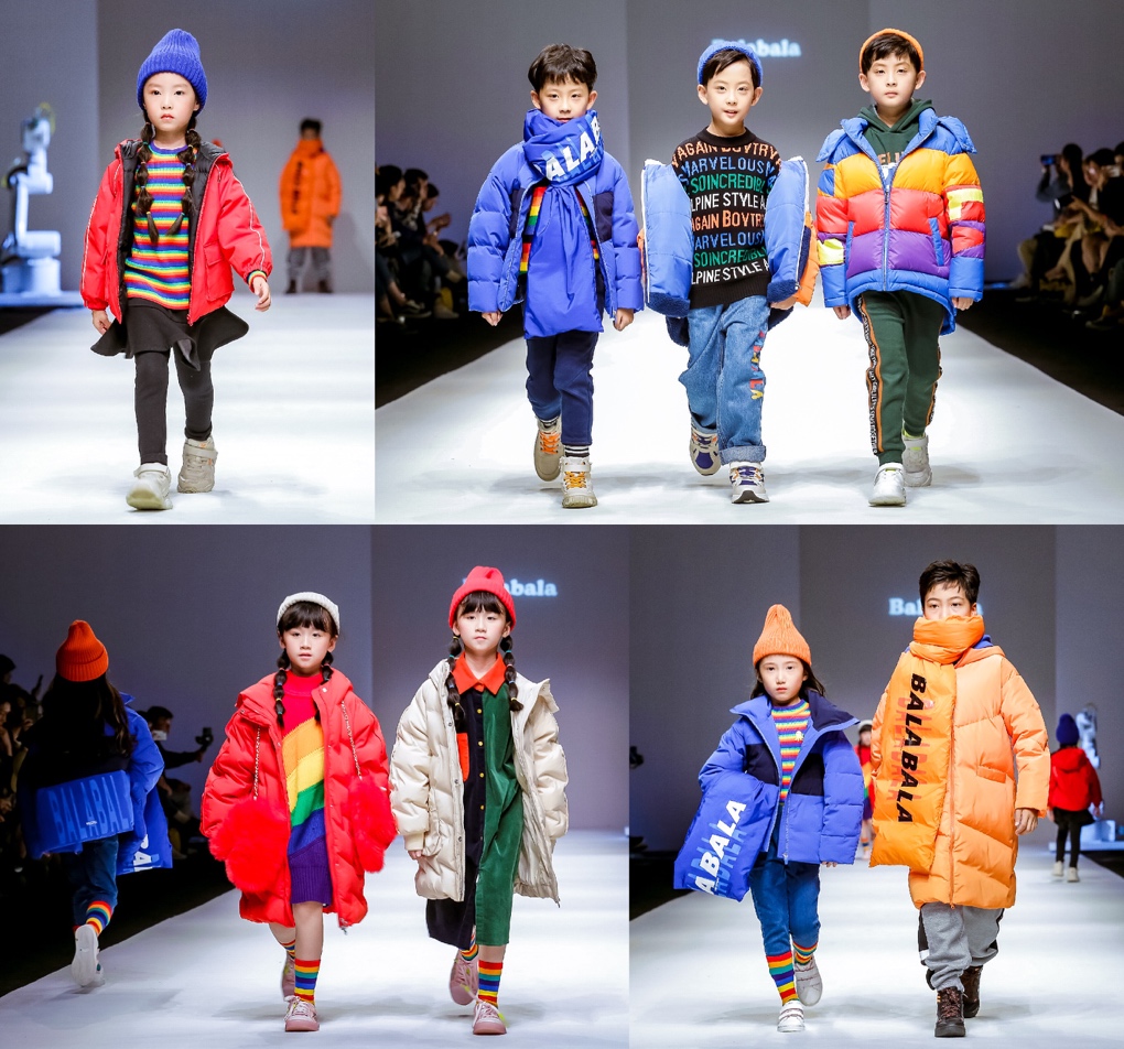 巴拉巴拉时装周羽绒,巴拉巴拉上海儿童时装周