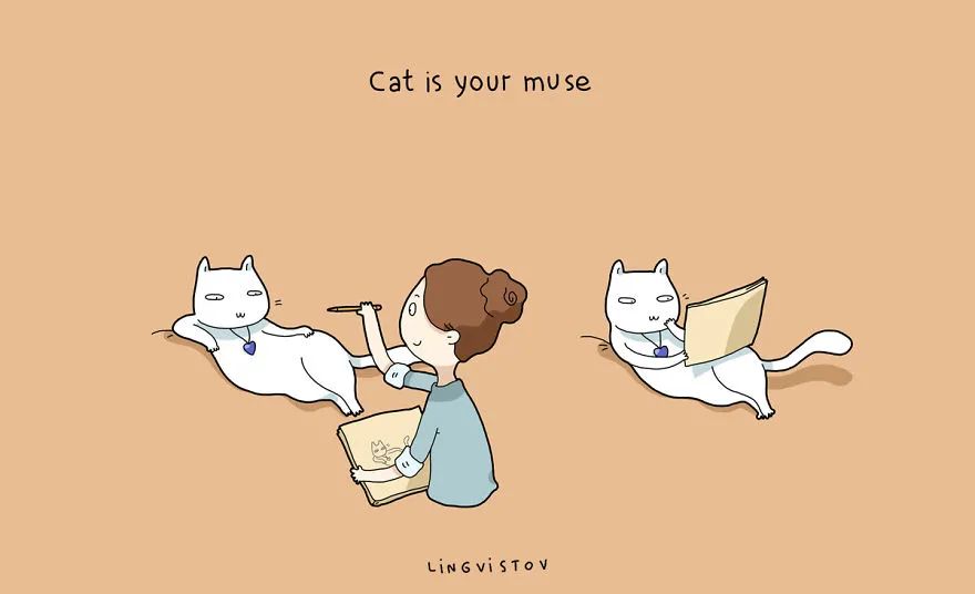 100张可爱猫咪图,超可爱的猫咪画法