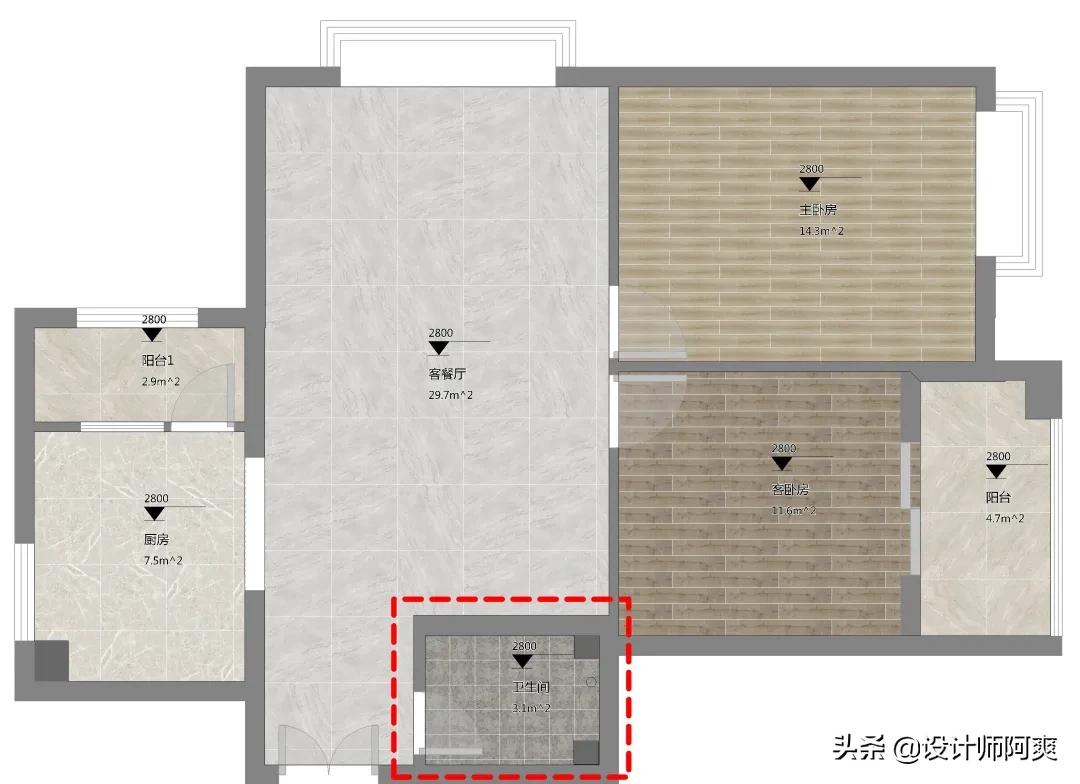 小卫生间别再傻傻做干湿分离了,较小的卫生间需要装干湿分离不