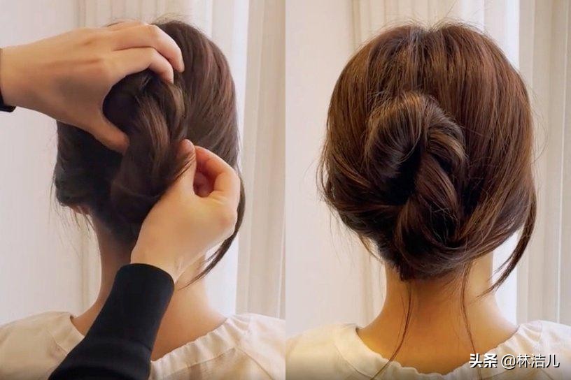 秀智同款头发怎么扎好看,秀智发型短发丸子头
