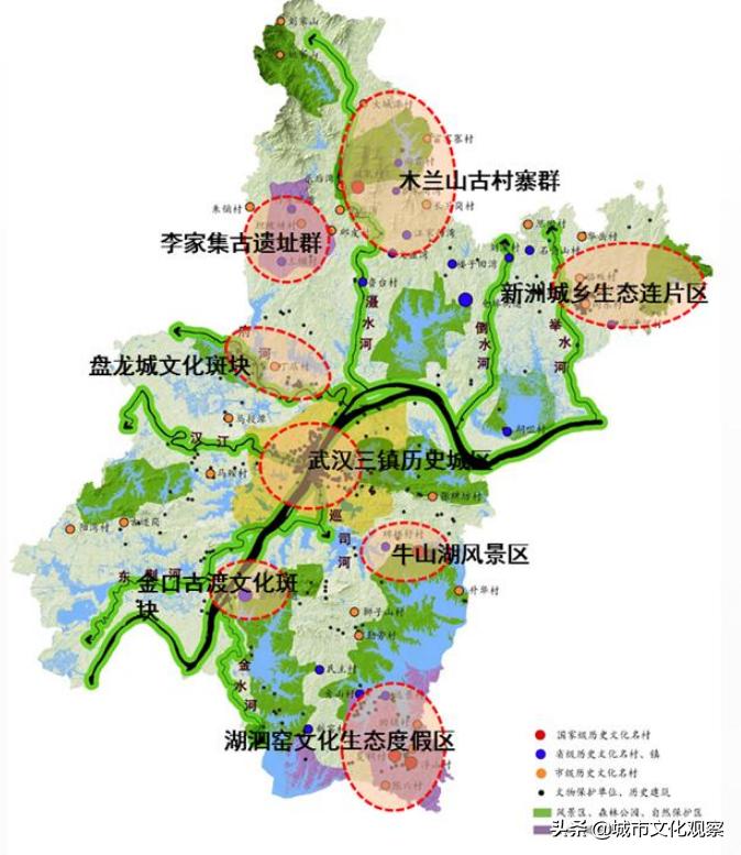 地理位置看武汉盘龙城,盘龙城是武汉建城之始