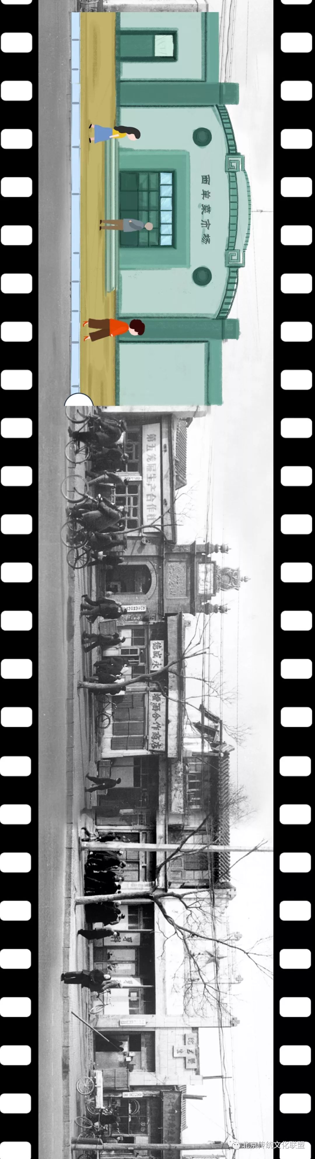 1962年北京西单国泰照相馆,西单鹤年堂