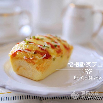 芝士培根面包图片,培根香葱芝士面包视频