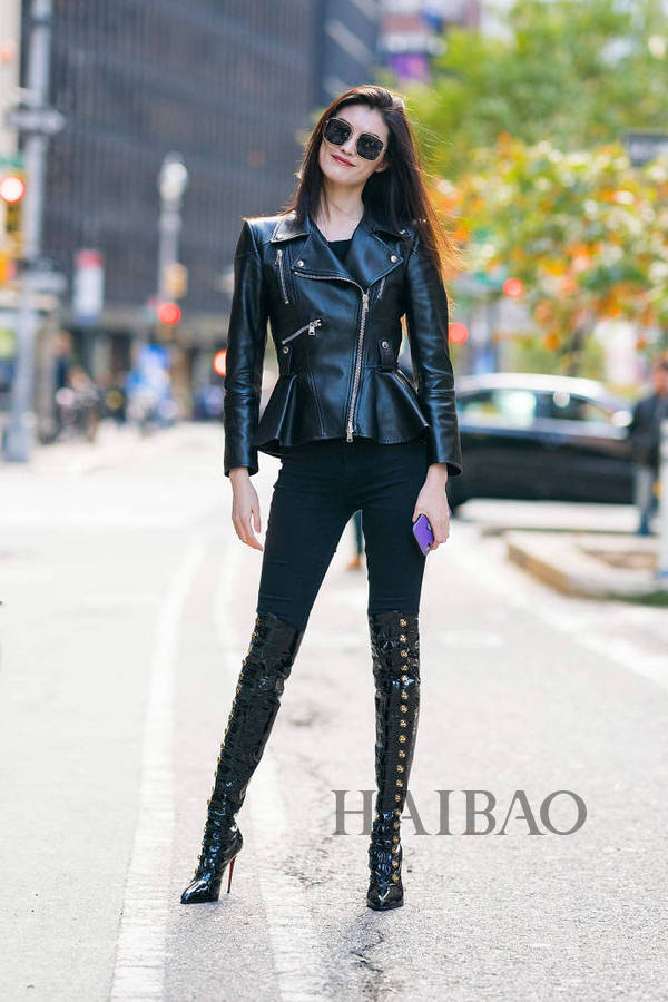 奚梦瑶何穗大表姐的维密秀,奚梦瑶何穗刘雯冬季街拍机场