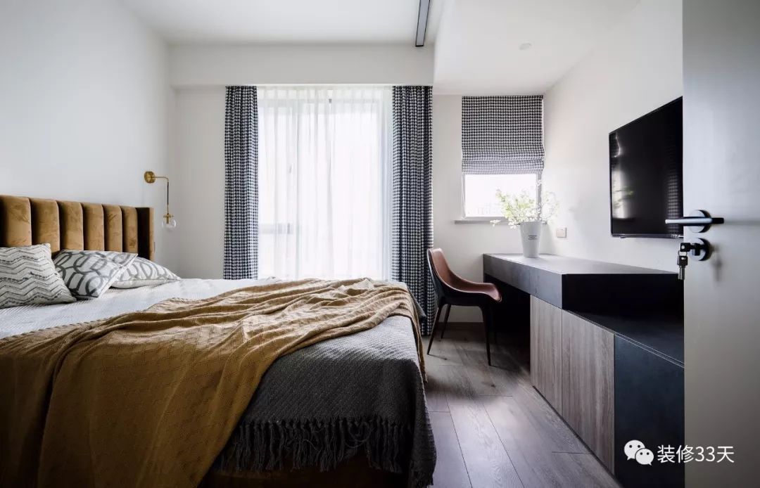 四室户型极简设计,四室横厅大平层装修效果图