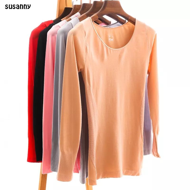 黑科技保暖塑身衣女款,显瘦保暖打底衣