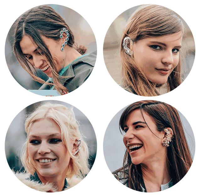 耳夹高级感珍珠,精致耳夹高级感珍珠元素