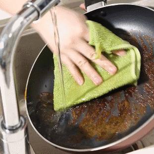 吸水易清洗懒人抹布,强力去污不沾油抹布