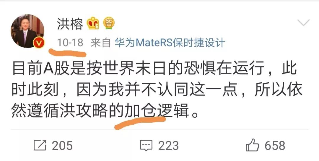 洪榕：2018年股市投资总结及2019年展望