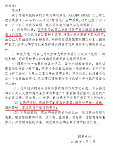 加拿大鹅和网易考拉,网易考拉的加拿大鹅同款