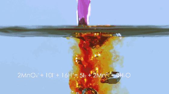 100张趣味化学反应动图,30张化学反应动图
