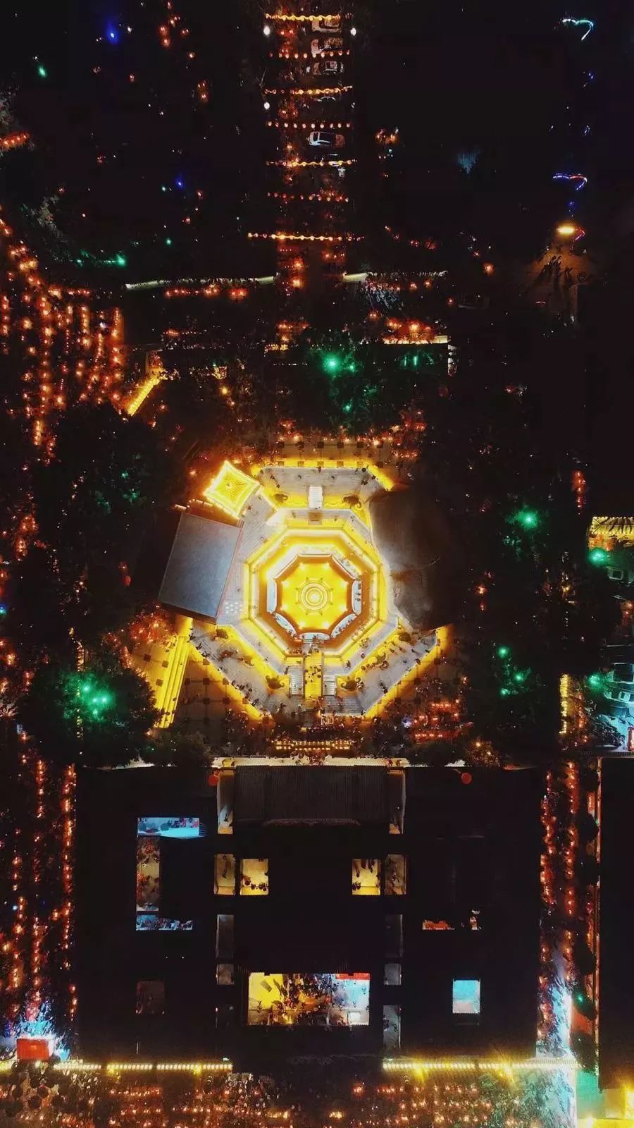 震撼南京灯光秀,玄武山最新景点