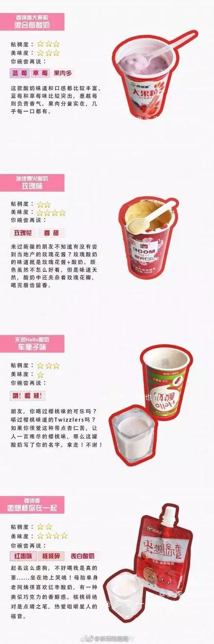 各地方酸奶测评,新鲜酸奶推荐新疆