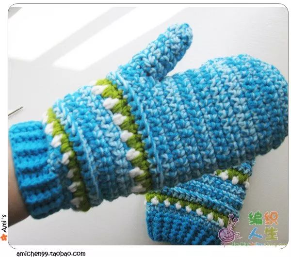 提花手套100种图解,提花手套织法图解