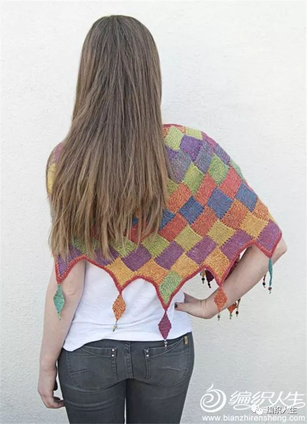 纯色方块花样教程大全,简单大方格子花型教程