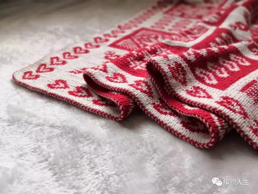 棒针双面提花编织视频教程,提花花样编织完整教程