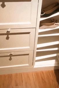 鞋柜格子太高如何多放几层鞋子,鞋柜里的鞋子怎么摆放节省空间