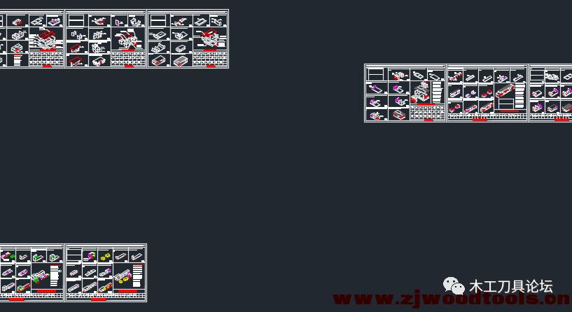家具图纸cad封面模板,板式家具cad开料排版图简单方法