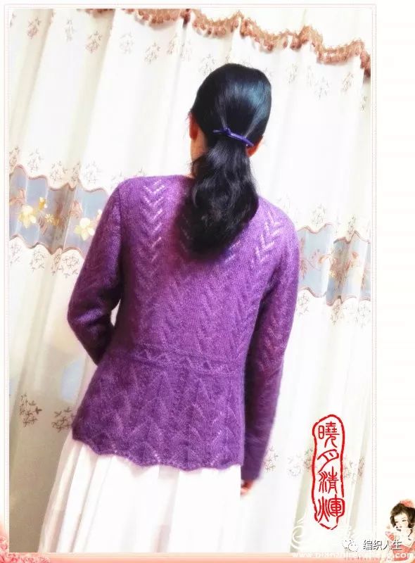 高档纯羊绒女式开衫编织,真丝针织开衫女薄款