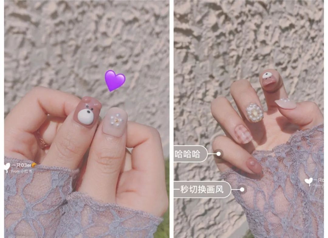 适合夏天的美甲显手白,超显手白的美甲带钻