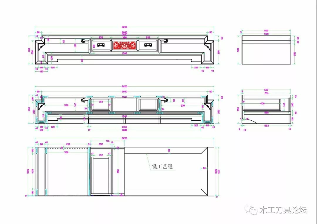 129平方电视柜设计图,电视柜图纸大全