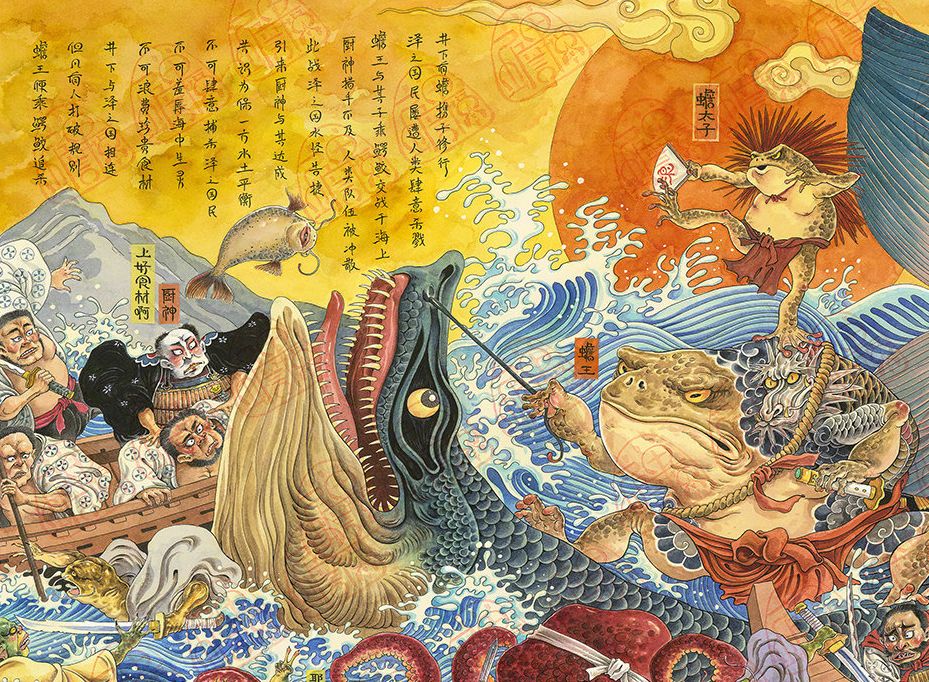 太震撼了！85后帅哥笔下的鬼神世界，迷倒了上万人......